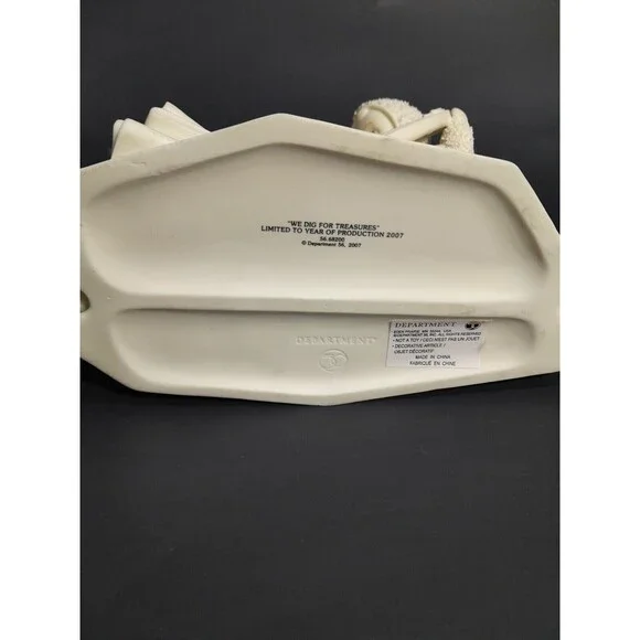 Rare Dept 56.68200 Snowbabies "We Dig For Treasures" - Picture 7 of 8